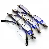 

Hot sale anti blue light and anti radiation relieve visual fatigue reading glasses with rimless frame