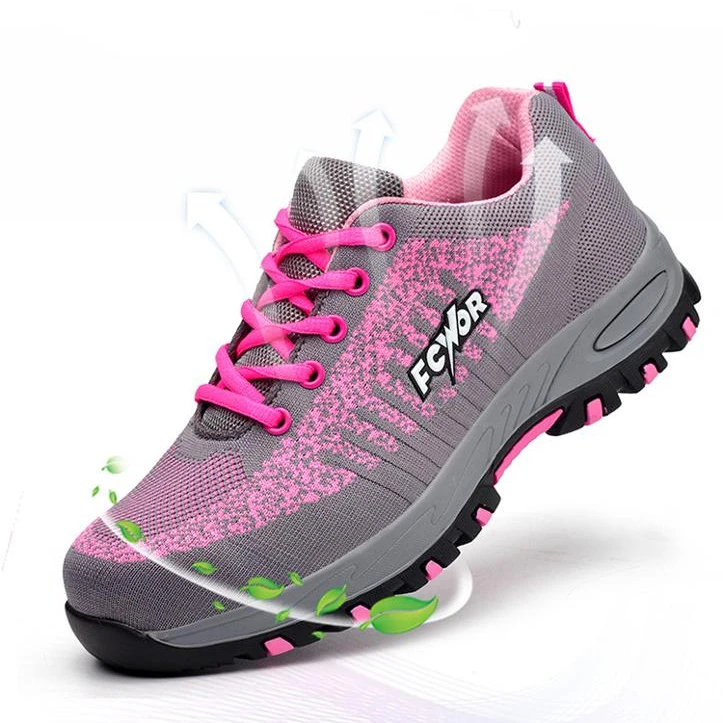 

Women Sneaker Safety Shoes ladies casual lightweight small size