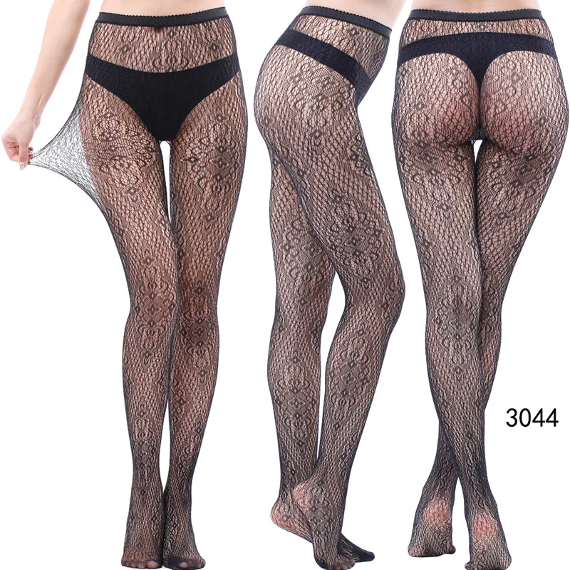 

2021 Wholesale OEM Ultra-thin Transparent Velvet Sexy Fun Ballroom Colorful Fishnet Pantyhose, Like the picture