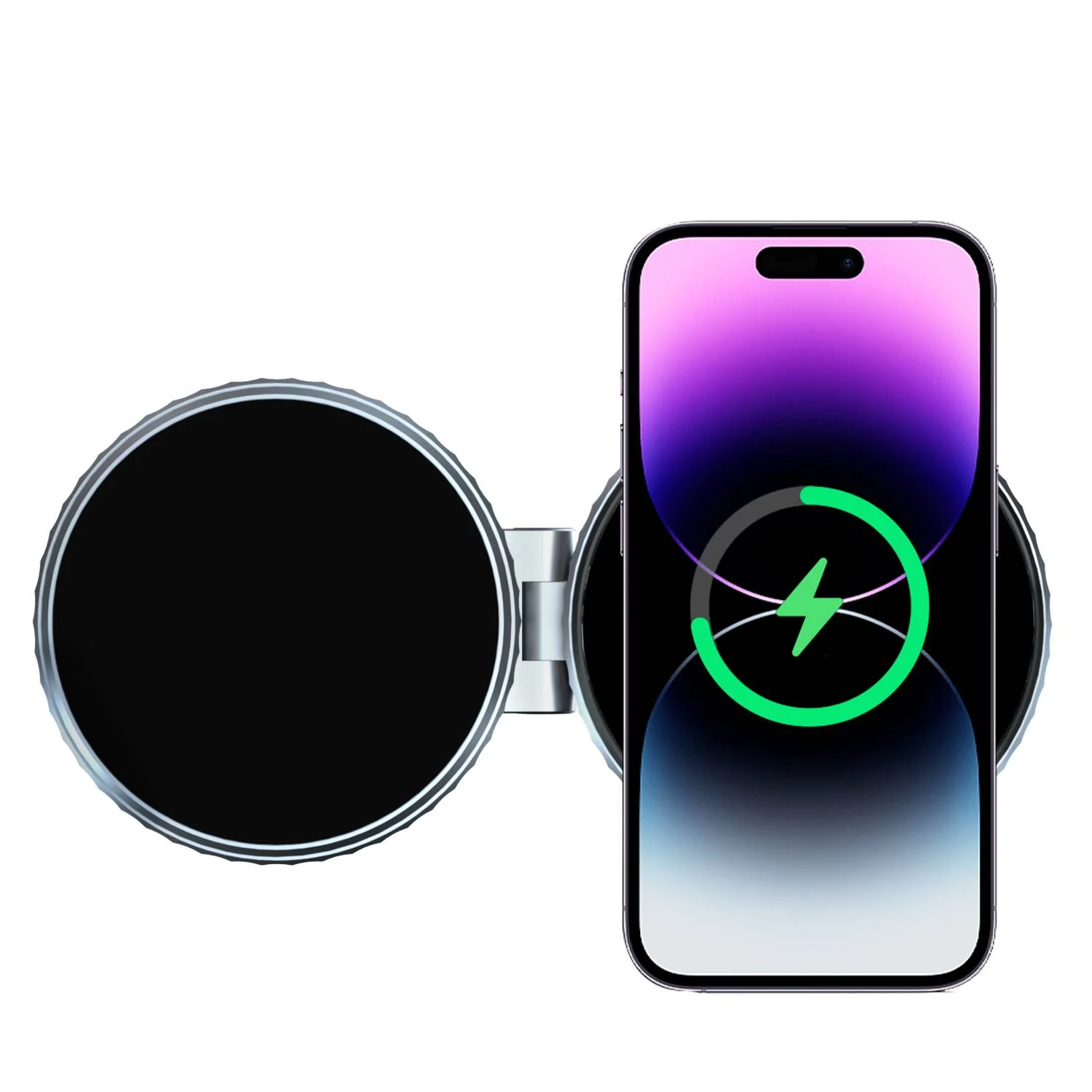 

Best seller products 2022 trending products magnetic fast wireless charger 360 degree rotating magnetic car phone hold