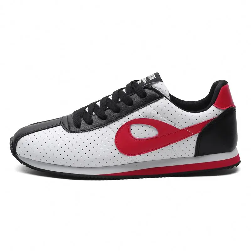

2020 Hot Sale Youth Light Weight Leather Running Shoes Soft Eva Sole Fashion Sneakers