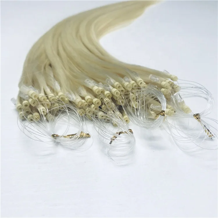 

Micro Ring Keratin Hair Extension Cuticle Aligned Hair Last 24 Months Premium Quality 10A Grade Hair Product Wholesale