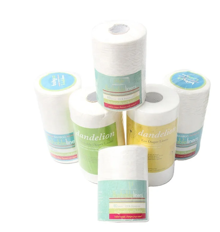 

Eco-Friendly Soft disposable nappy roll Biodegradable Bamboo Nappy