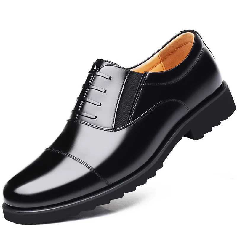 

Original Men Height Increasing Comfort And Softy Grain Leather Business Formal Soft-Soled Shoes