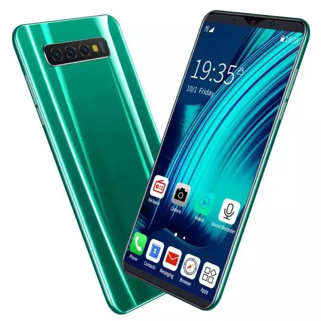 

s10+ Unlocked 8+16MP 8 Core Dual SIM 4G+64G Cheap Smart Phone 5.8 inch Android 8.0 Mobile SmartPhones in Retail Box