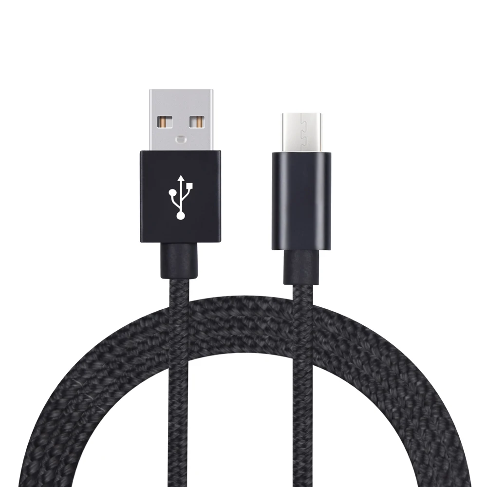 

Wholesale high quality nylon braided micro USB cable for iPhone charging 1M/2M/3M usb charger cable, Black/pink/gold/grey
