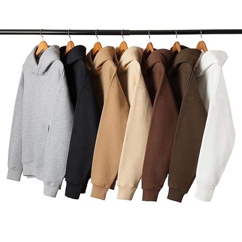

winter street casual wear blank 100% cotton plus size hoodie for men hoodie big and tall sweatshirt, Multi colors/cusotm color