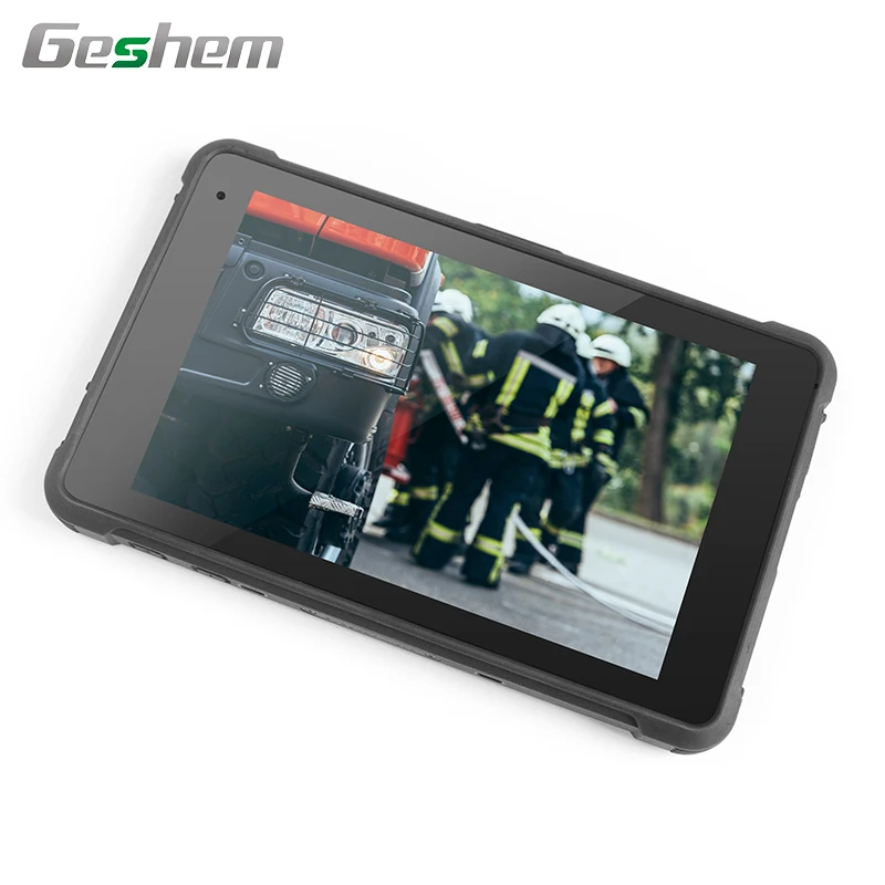 

Geshem Waterproof 4GB RAM UHF RFID 2D Barcode Biometric Computer PC 1000 Nits 4G LTE Industrial Win 8 Inch Rugged Tablet