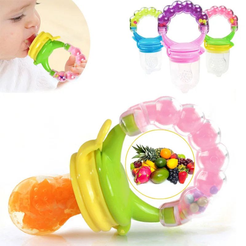 

Fresh Food Grease Nipple Drinker Baby Pacifiers Feeder Fruit Feeder Nipples Feeding Safe Baby Supplies Teat Pacifier Bottles, Customized color