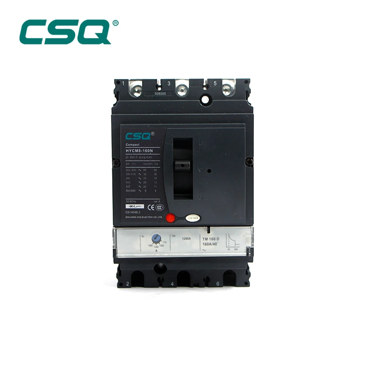 
CSQ 630A 3P Molded case circuit breaker from China supplier black color 4p MCCB CE test new design circuit breaker  (60082150624)
