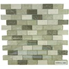 Modern Design Gray Strip Glass Mix Marble and Stone Mosaic Decoration Walls Tile Splash Back
