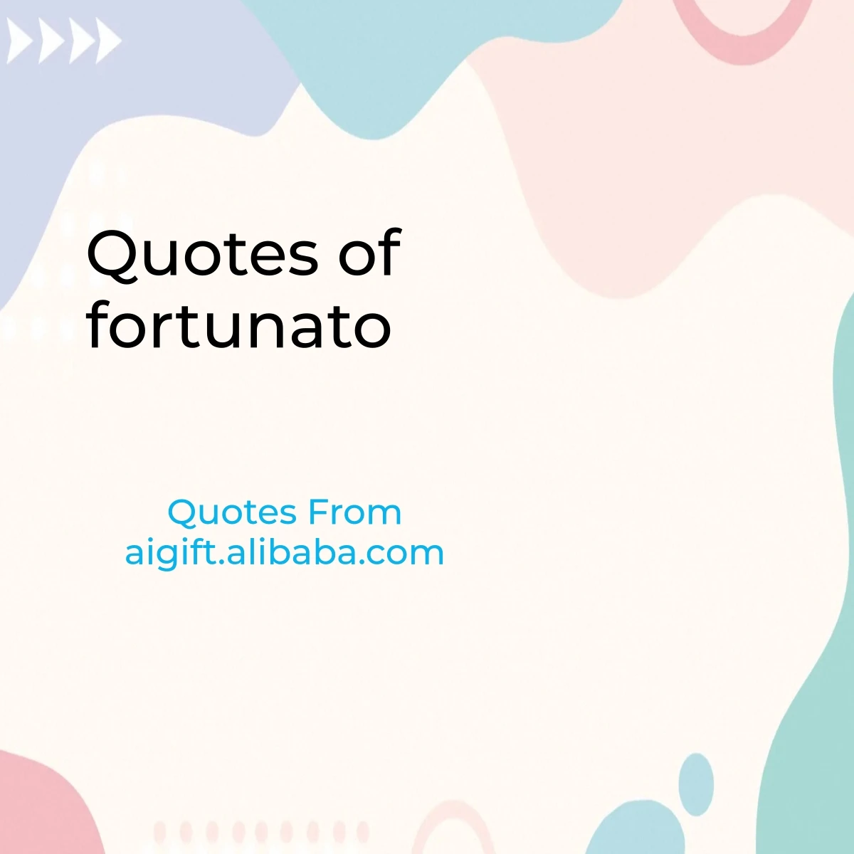 quotes of fortunato