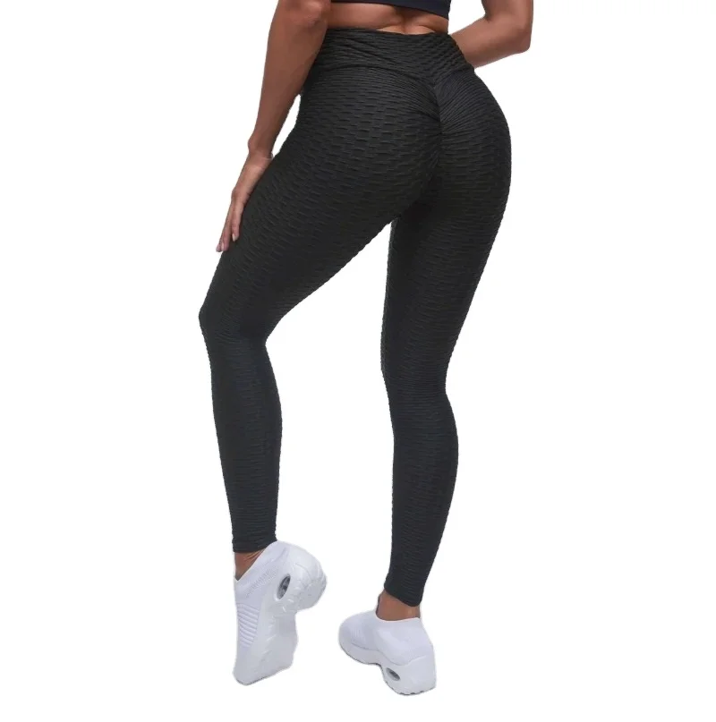 

Women's High Waist Tummy Control Tights Yoga Pants Scrunch Booty Leggings Butt Lift Textured Workout pant