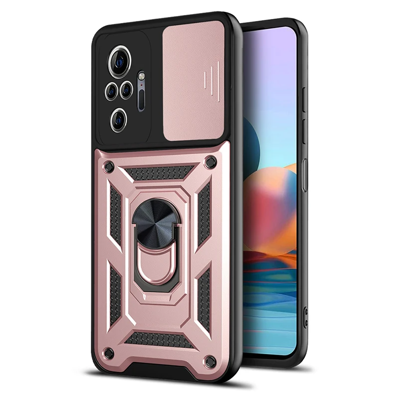 

Luxury Men Mobile Accessories Back Cover Kickstand Phone Case For Xiaomi Redmi Note 10 4g 5g 10s Pro Max Note 9s