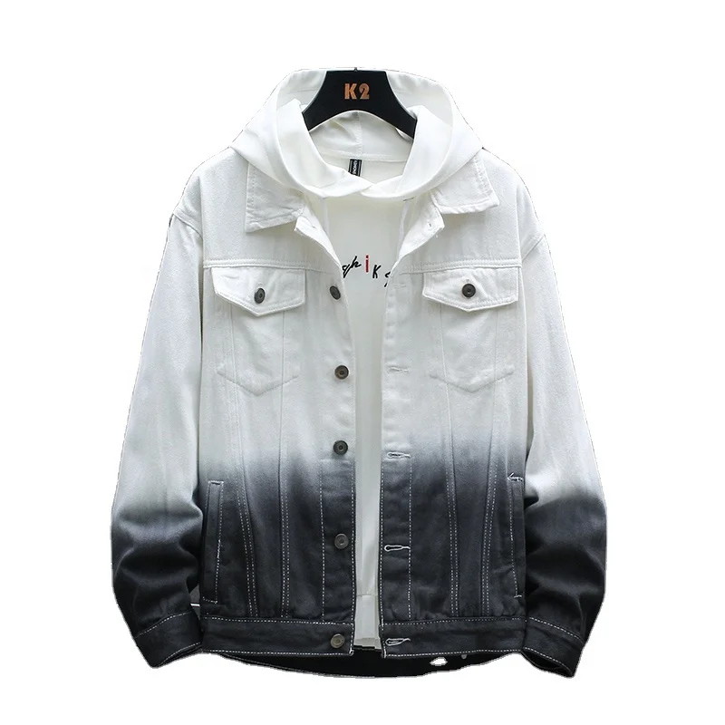 

wholesale new fashion 100%cotton coats loose jean jacket, Picture