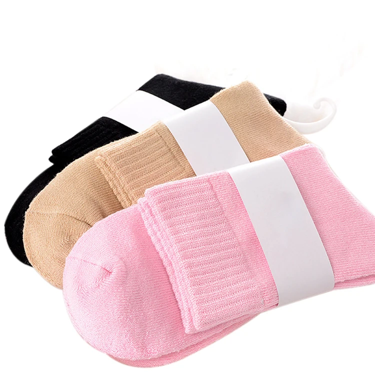 

2020 Ecogarments design chunky thick winter womens custom bamboo socks
