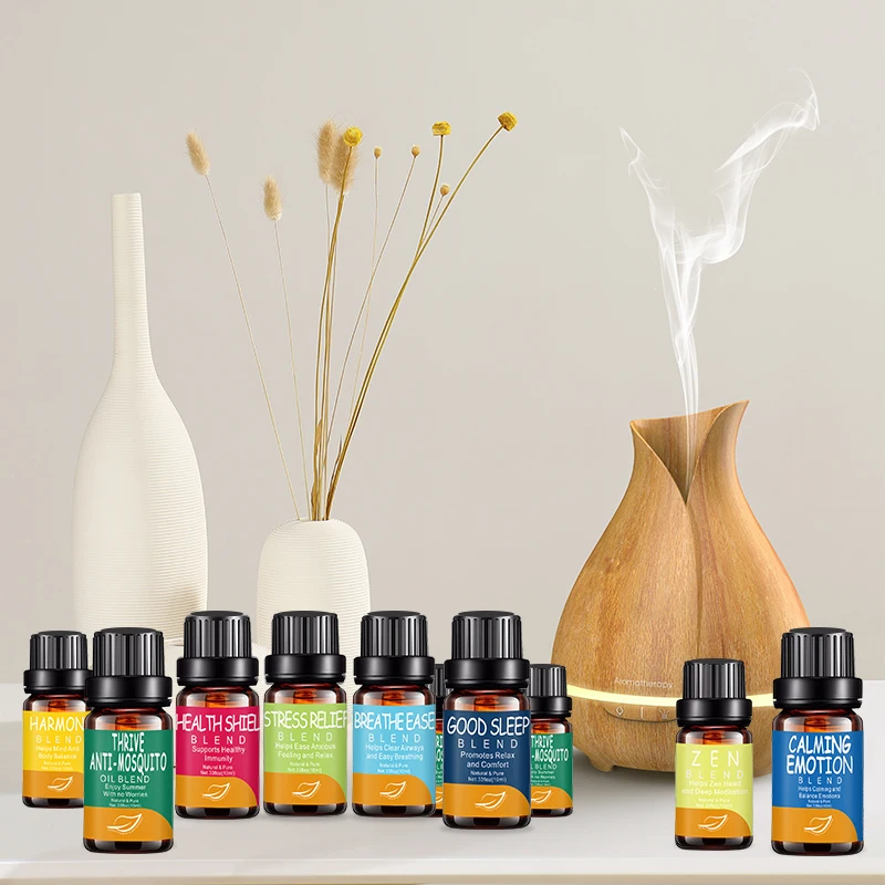 

100% Pure Aromatherapy Essential Oil 12pcs Gift Set Therapeutic Organic Essential Oil