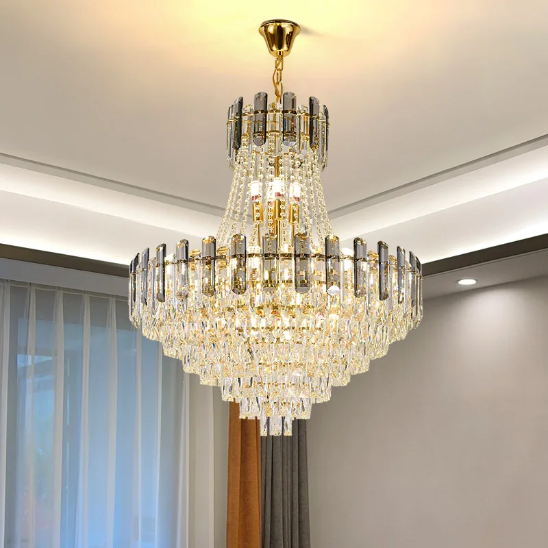 

Nordic decoration indoor wedding creative high quality manufacture living room luxury modern led crystal chandelier
