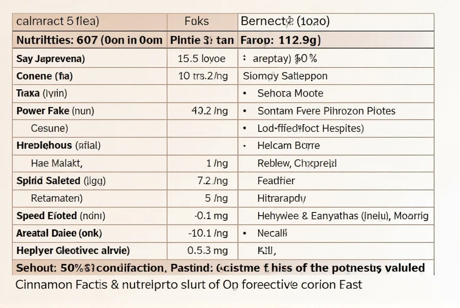 Cinnamon sticks and ground cinnamon with measuring spoons