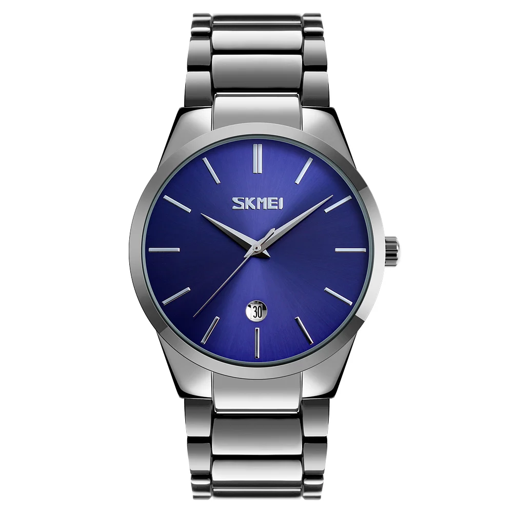 

SKMEI 9140 Wholesale waterproof metal strap stainless steel Japan movement quartz watch wristwatch, Customized colors