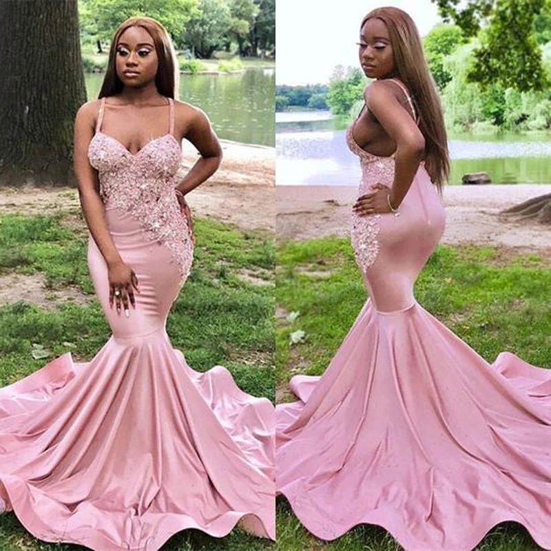 

ELPR0000680 Wholesale 2020 evening dress embroidered fish tail mermaid dress for wedding party, Customized