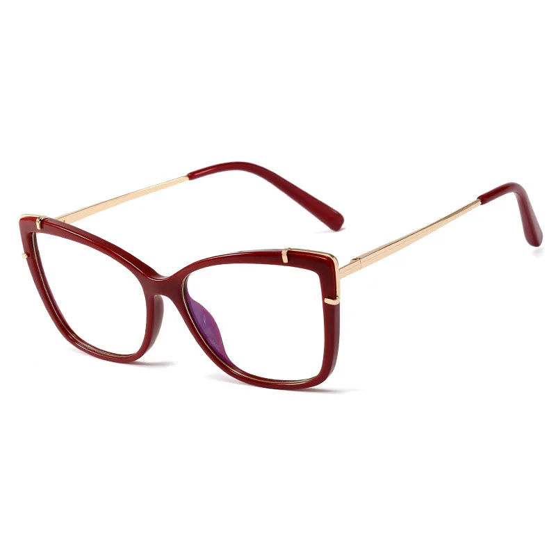 

New product 2021 custom logo tr90 frame optic glasses for computer glasses anti blue rays blue light blocking glasses
