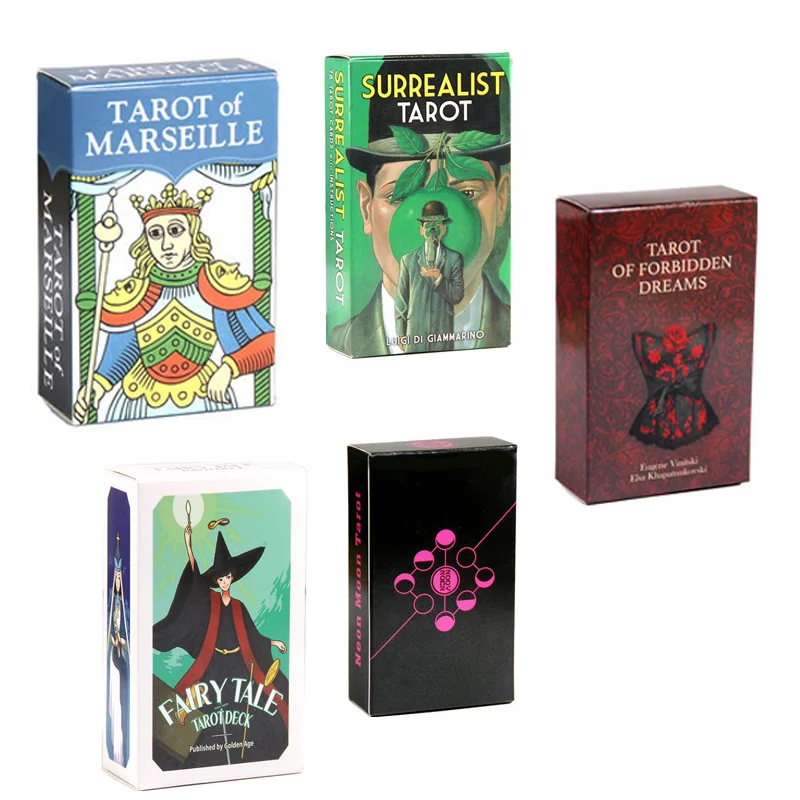 

Hot Selling Wholesale English Tarot Oracle Card Board Game Card Marseille Tarot Indoor Entertainment Deck