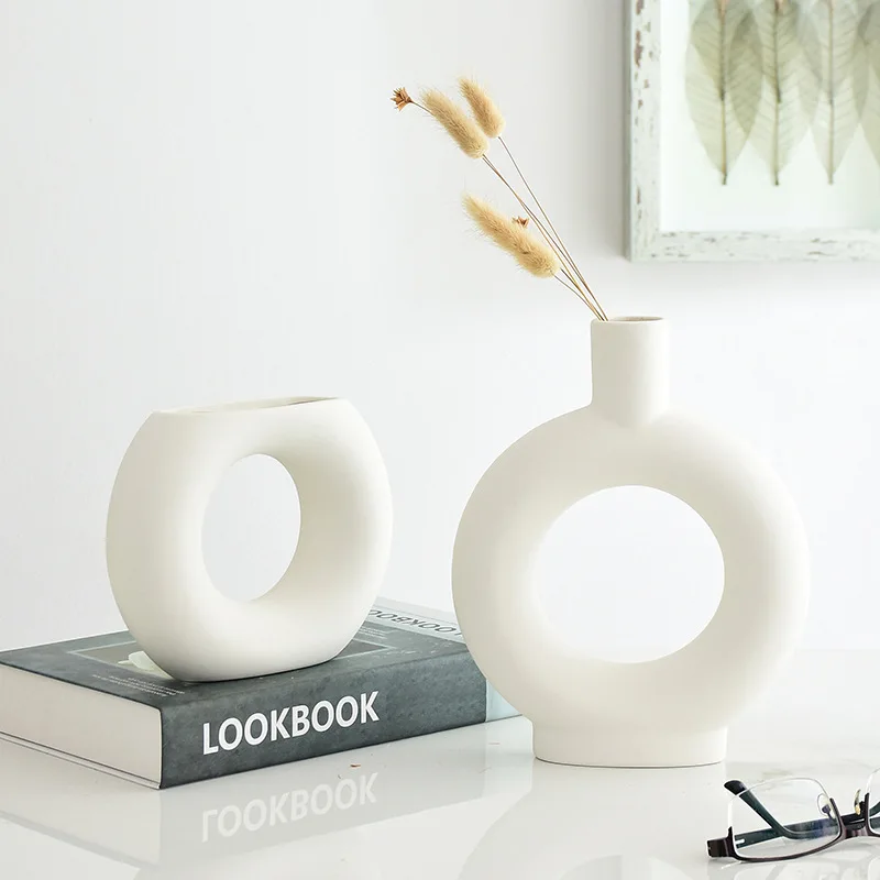 

Living Room Decoration Luxury High-Grade Ornaments Flower Arrangement Ceramic Vase