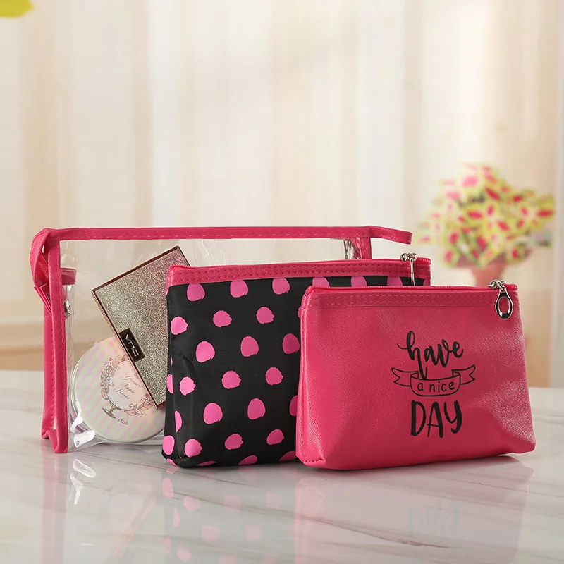 

cute round beauty travel makeup brush set makeup bag logo, Pink