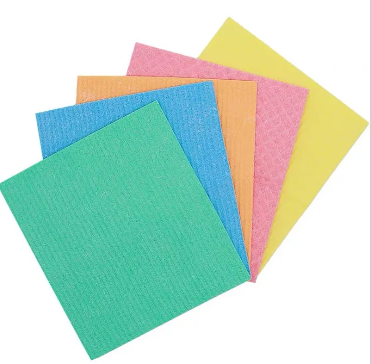 

customize biodegradable swedish dishcloth cellulose sponge dish cloths 10 pk, Different colors