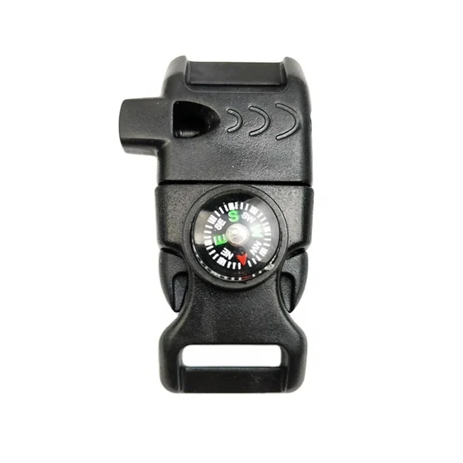 

Plastic Material 15mm Survival Outdoor Colored Plastic Side Release Buckle, Black, od green, orange, light green