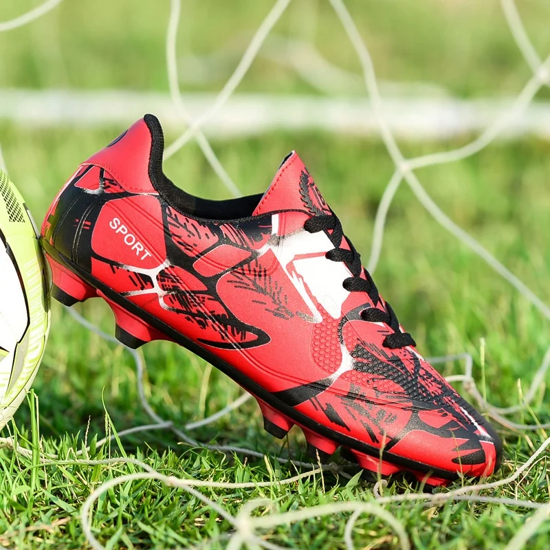 

leather soccer shoes gold original PVC soccer shoes for men sports from china for sale children wholesale football boots