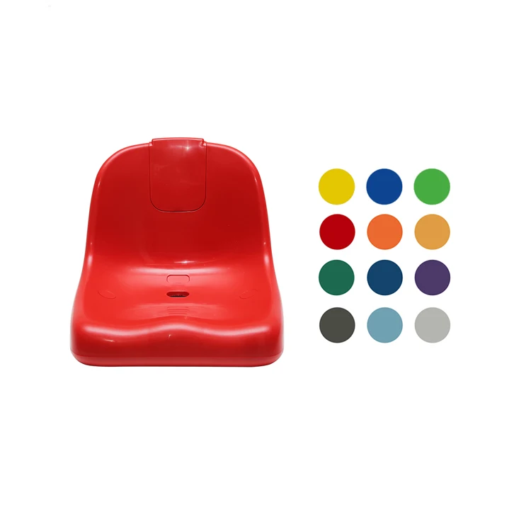 

ZS-ZKBB-P outdoor UV protected plastic seat with back, Customize color