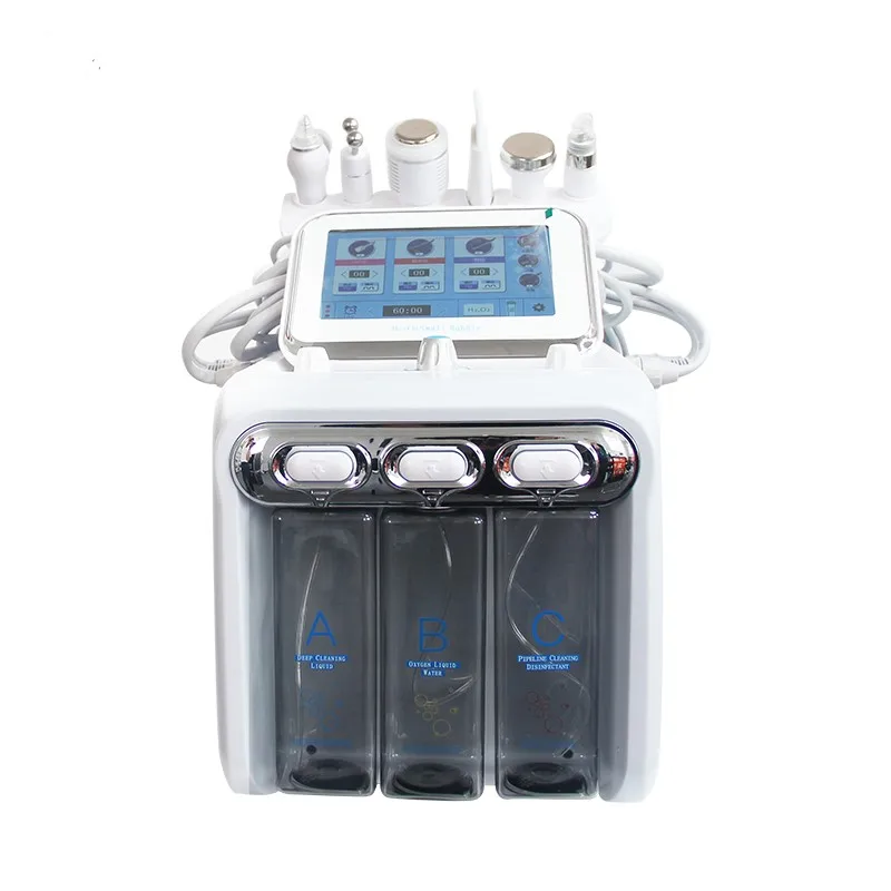 

2021 !!hydrogen inhalation machine oxygen H2O2 skin care 6 in 1 beauty machine