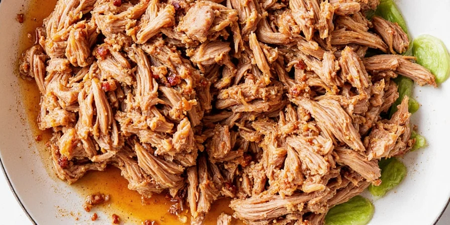 Citrus-spiced pulled pork on tacos