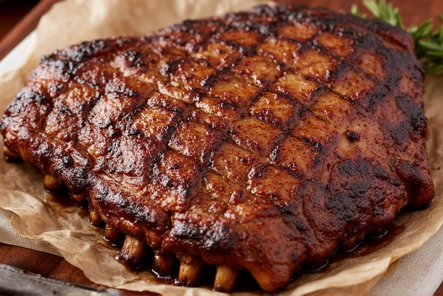 Rib on the grill