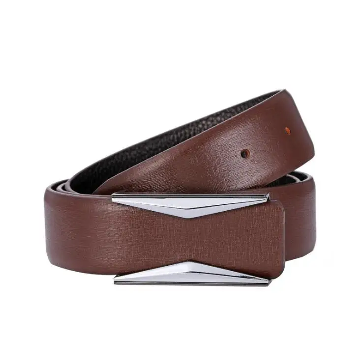 

Factory Classic Automatic Belt For Man Ratchet Sliding Designer Belts For Men Genuine Leather Formal Belt