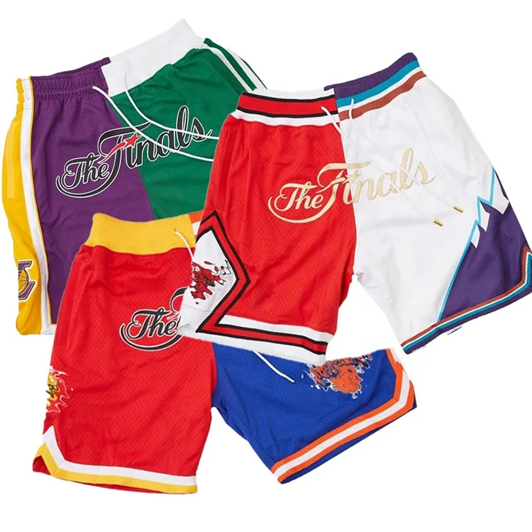 

Just Mens Don c Mesh Polyester Fashion Quick Dry Old School Loose Basketball Shorts With Zipper Pockets Wholesale Cheaper