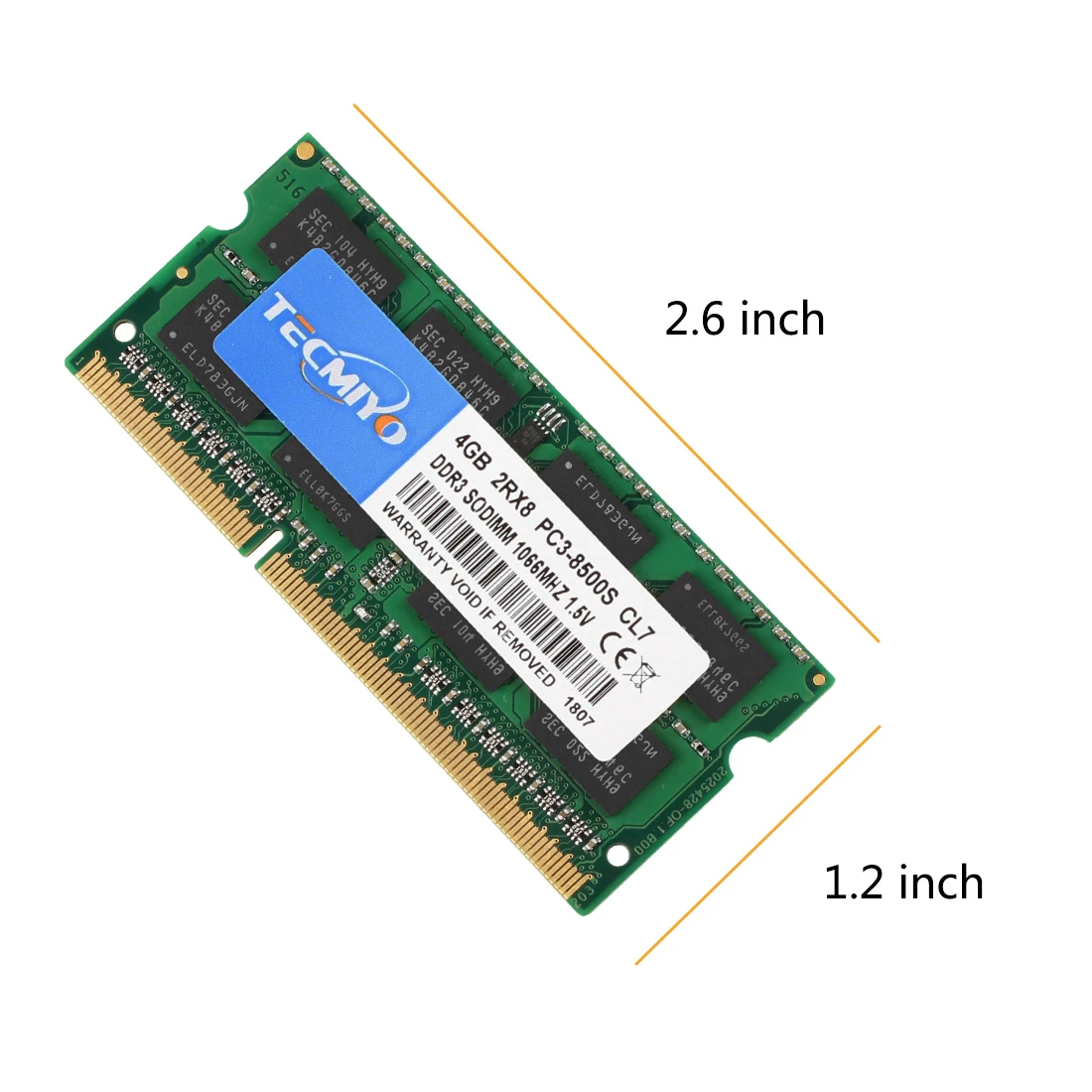 factory price ddr3 4gb ram pc3 8500s 1066mhz sodimm laptop ram m