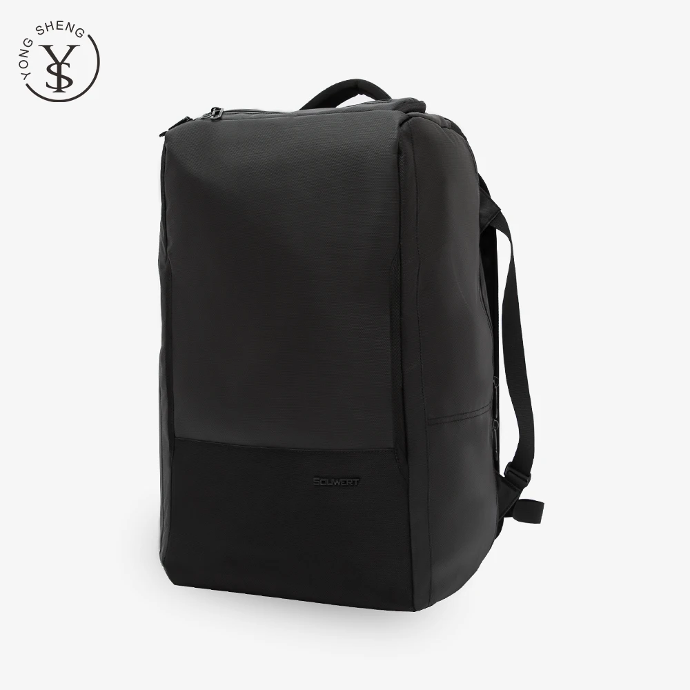 

2021 New Product Fashionable Custom logo back pack Men Business Laptop Backpacks Waterproof Travelling bag, Black