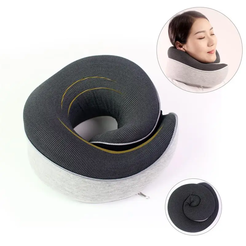 

New Design Portable Custom 360 Neck around Memory Foam Neck Rest Travel Pillow