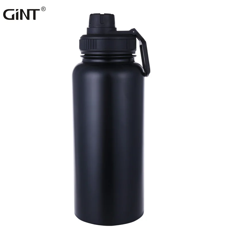 

GiNT Wholesale Double Wall Stainless Steel Insulated Water Bottle Directly Drink Large Capacity Space Pot for outdoor Sports, Customized colors acceptable