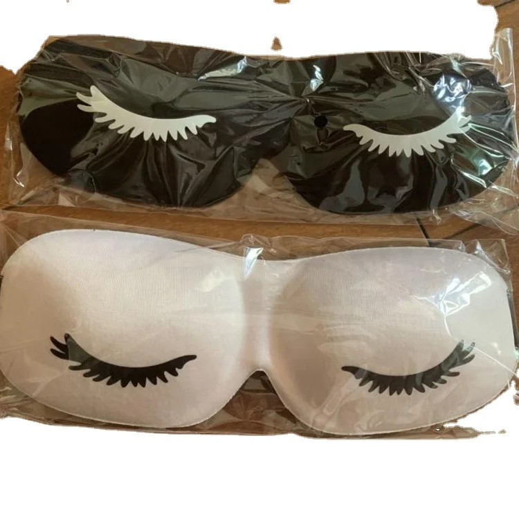 

J183 eyelash sleep mask/deep shade 3d eye mask, Black,red,pink and pantone color