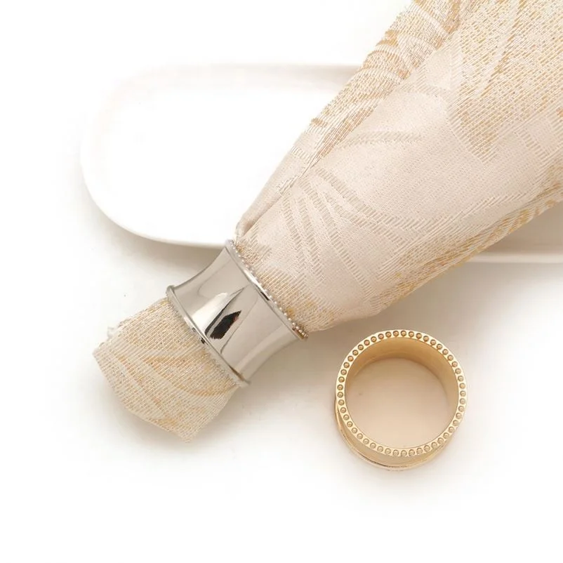 

Custom Made Dining Decor Metal Napkin Rings Table Ring Napkin Holder