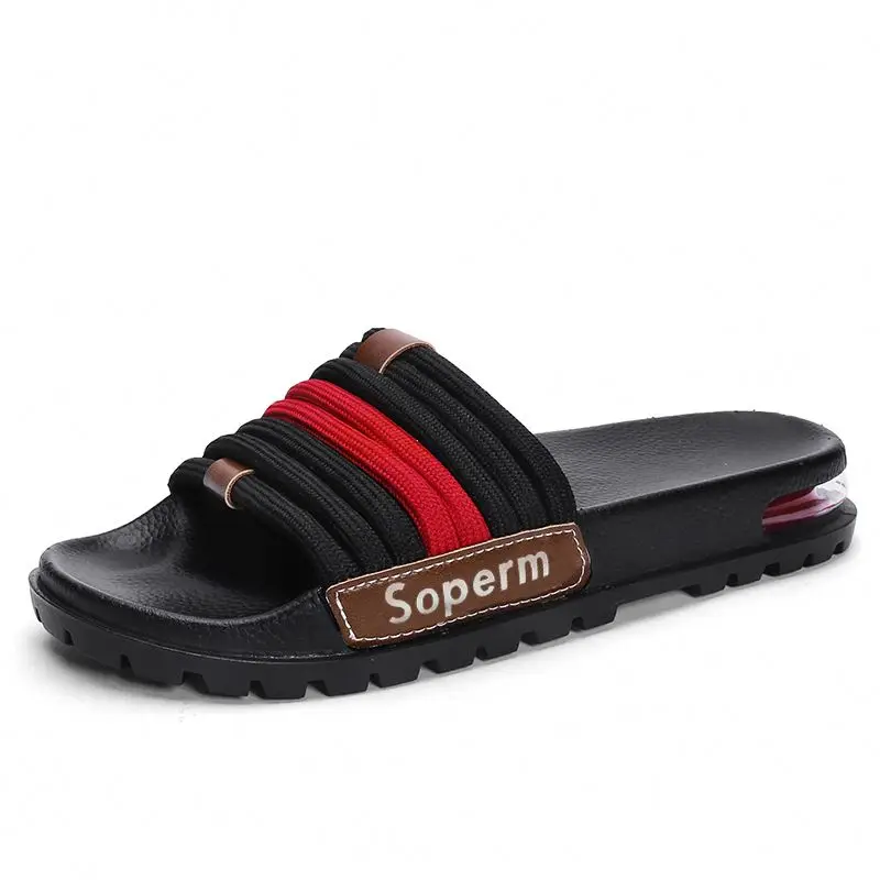 

Anti-slip OEM Custom Air Cushion Outsole Slippers Rubber Men's Sandals