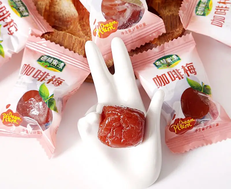 
Professional manufacturer Sweet Sour Plum Dried Fruit Slice Snacks 