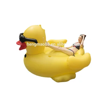 large rubber duck pool float