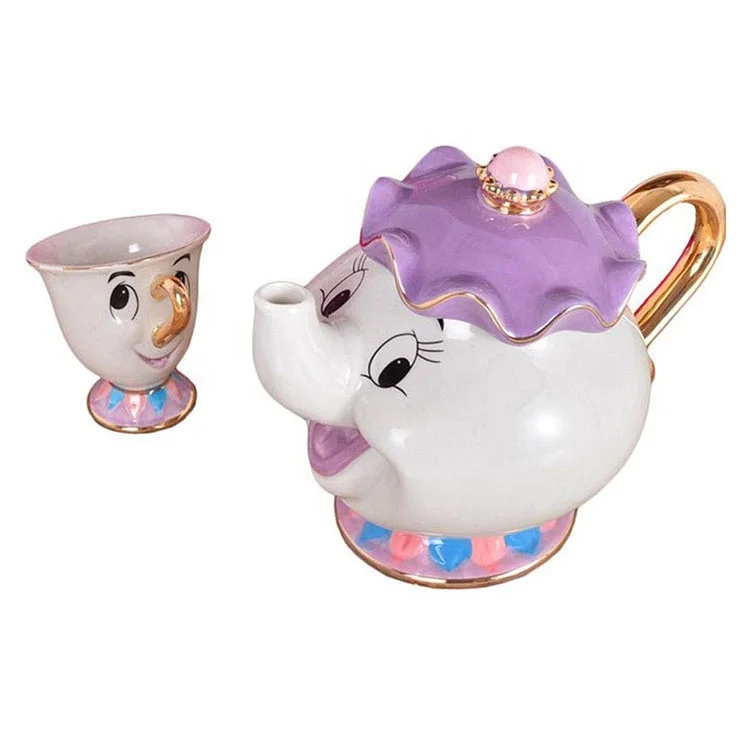 

New potts chip porcelain tea pot cup sets tea pot, Customized