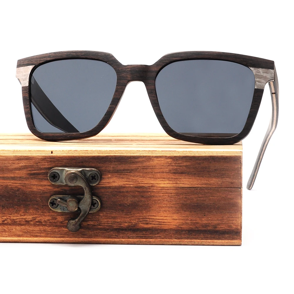 

Men style unisex designer wooden sunglasses customize brand polarized wood glasses