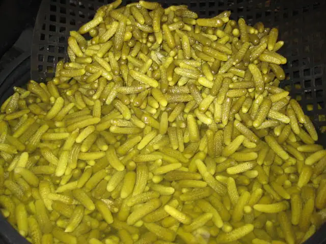 
cornichons Pickled cucumbers gherkins 